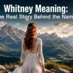Whitney Meaning: The Real Story Behind the Names