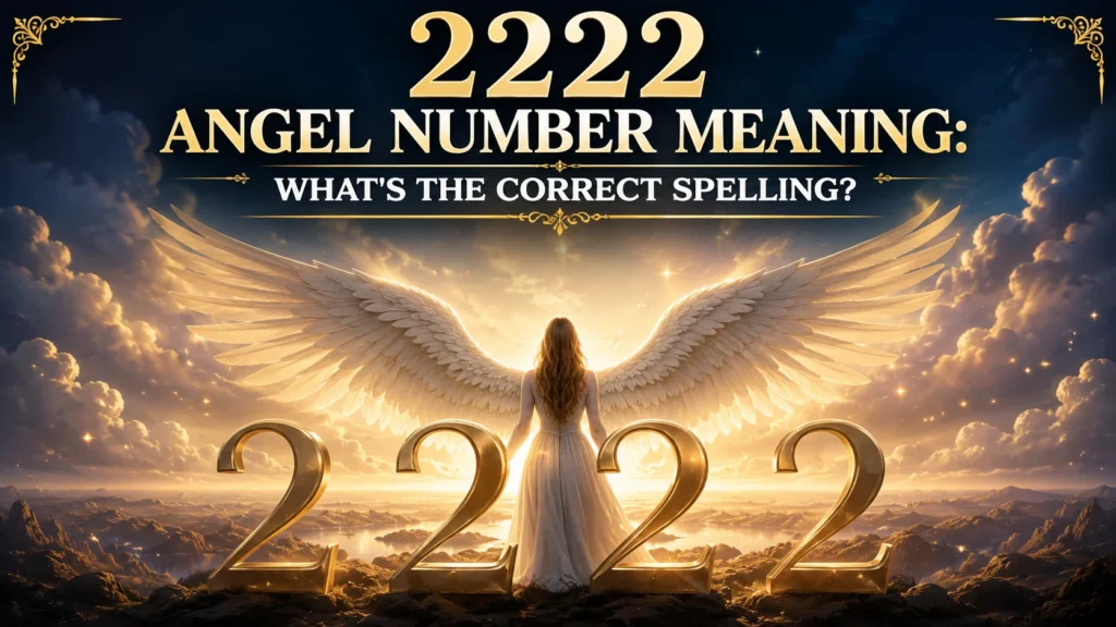 2222 Angel Number Meaning: What's The Correct Spelling?