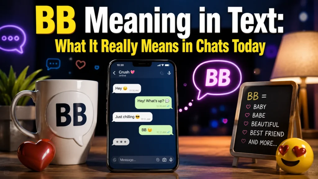 BB Meaning in Text: What It Really Means in Chats Today