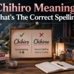 Chihiro Meaning: What's The Correct Spelling?