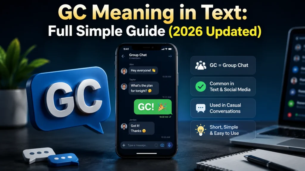 GC Meaning in Text: Full Simple Guide