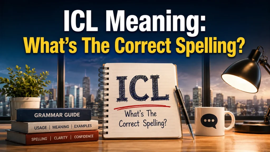 ICL Meaning