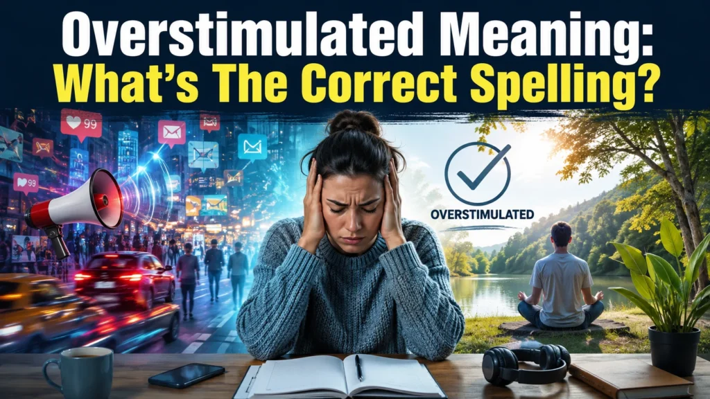 Overstimulated Meaning: What's The Correct Spelling?