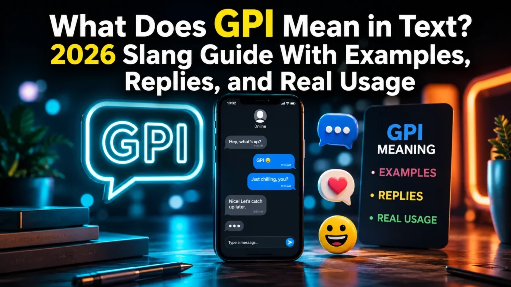 What Does GPI Mean in Text?