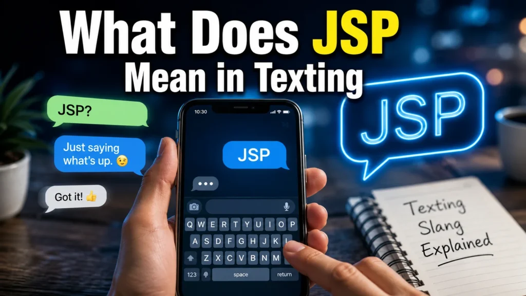 What Does JSP Mean in Texting, Chat, and Social Media? (2026)
