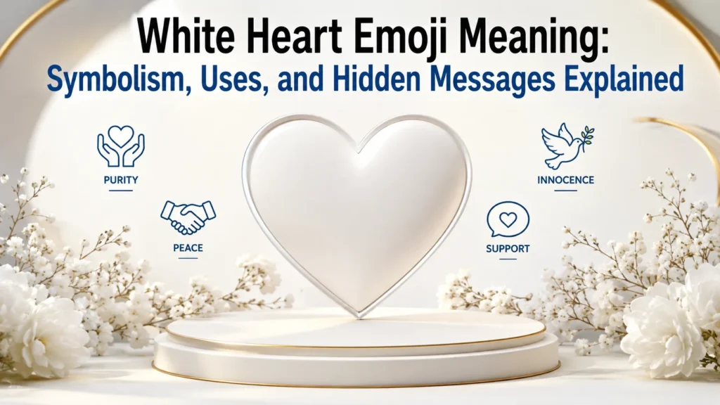 White Heart Emoji Meaning