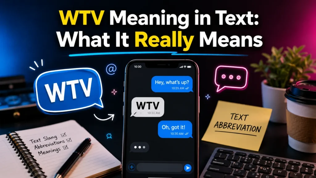 WTV Meaning in Text: What It Really Means