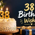 38th Birthday Wishes