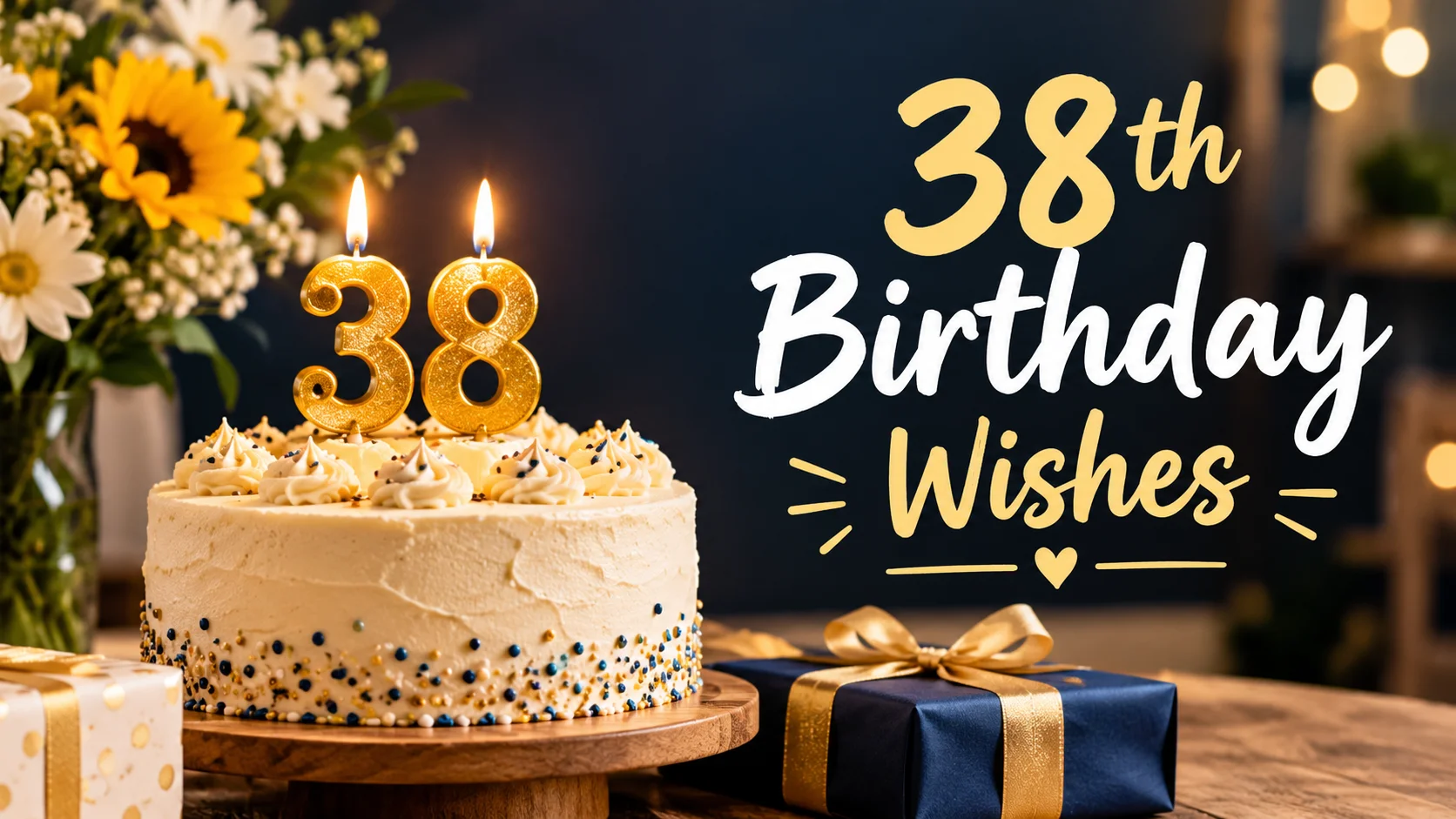 38th Birthday Wishes