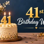 41st Birthday Wishes