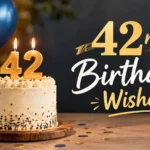 42nd Birthday Wishes