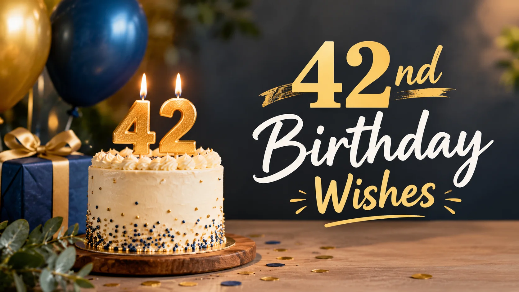 42nd Birthday Wishes